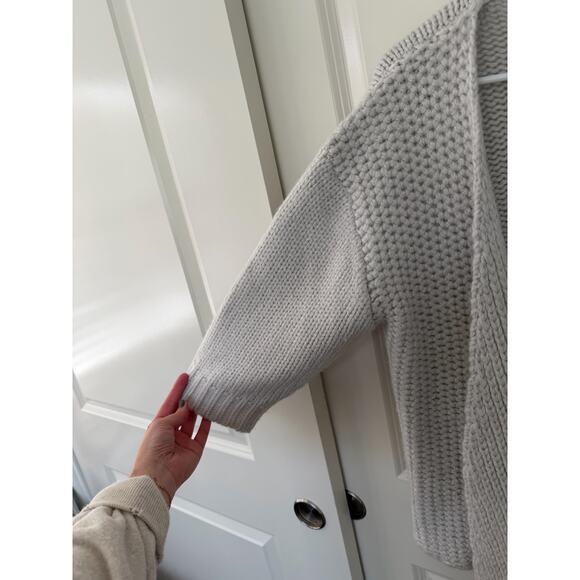 Sundance Alpaca Wool Blend Chunky Knit Open Cardigan Large - Picture 3 of 4